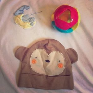 Cute baby monkey beanie